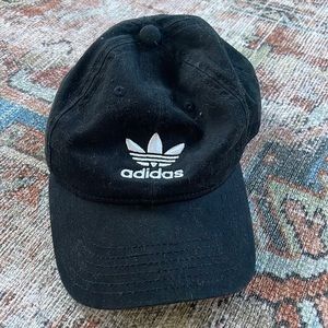Adidas black ball cap
